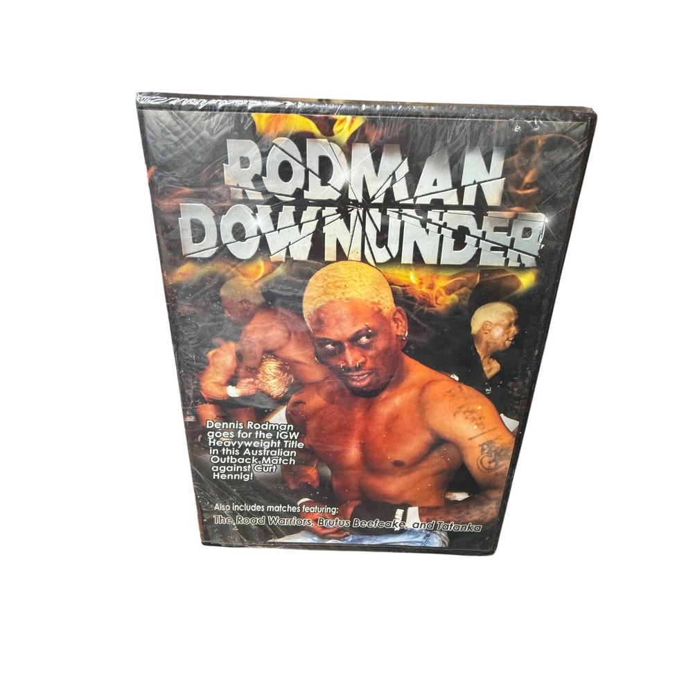 Dennis Rodman Rodman Down Under VHS WWF Wrestling Movie Sealed